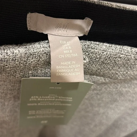 H&M Grey Wide Leg Trousers. - Picture 2 of 4